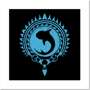 Whale Shark Polynesian Style Posters and Art